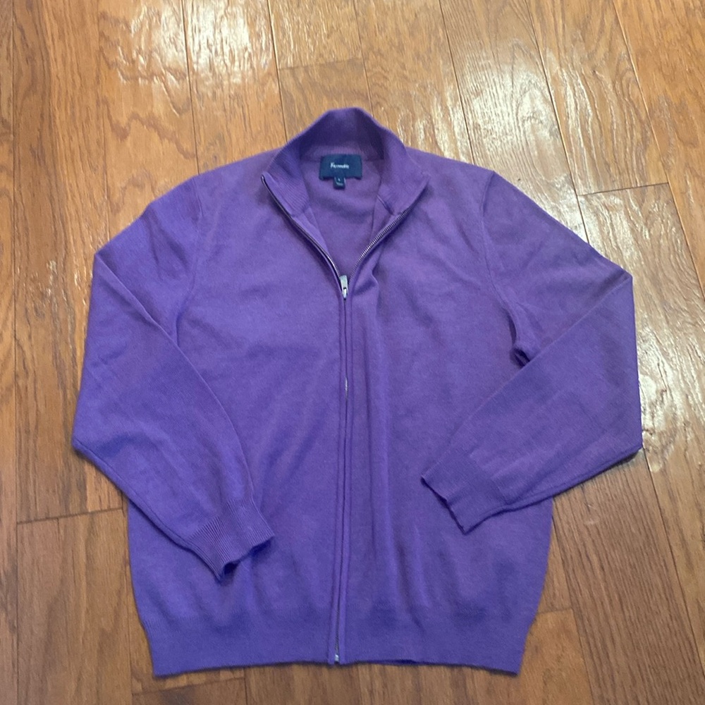 Like New Purple Wool Sweaterer Size L